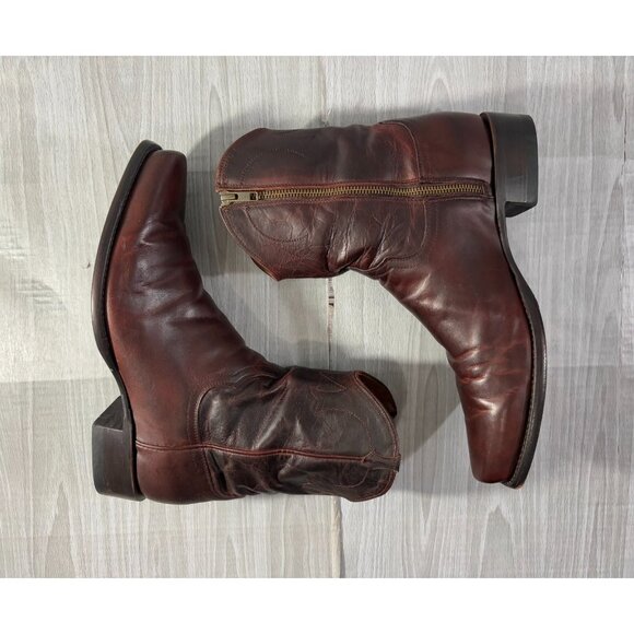 Tecovas The Dean Goat Leather Boots size 10.5 D Color Brown Scotch main image 6